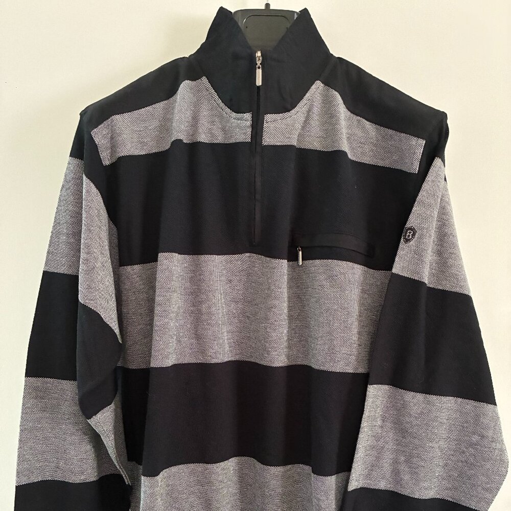 NEW Never worn. Belika 1/4 zip sweatshirt. Sz Medium 100% cotton